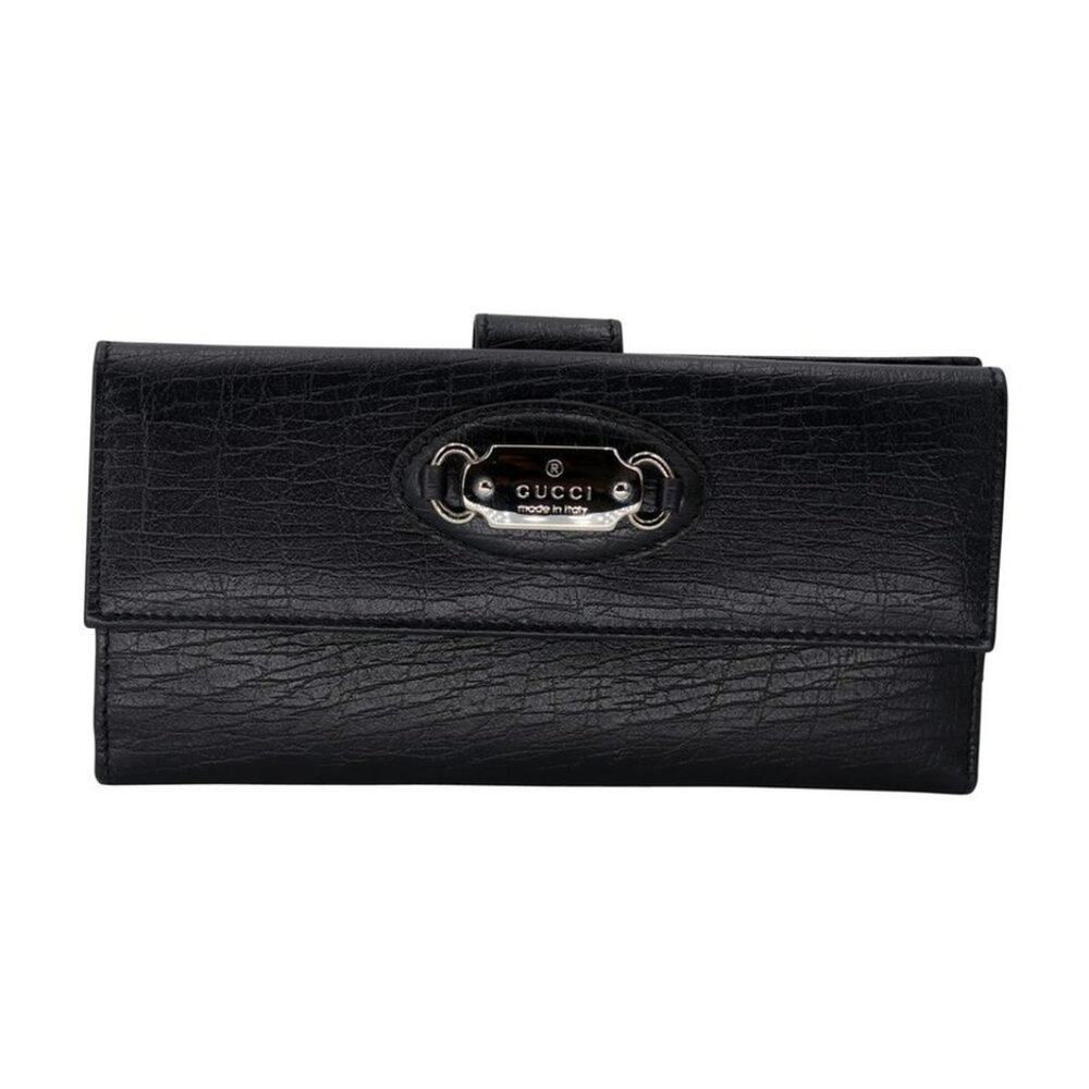 Gucci Single Flap Long Leather GG Wallet GG-W0224P-0001